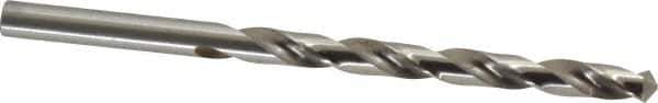 Precision Twist Drill - Letter B 118° High Speed Steel Jobber Drill - Bright Finish, Right Hand Cut, Spiral Flute, Straight Shank, 4" OAL, Standard Point - Industrial Tool & Supply
