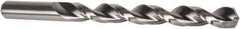 Precision Twist Drill - 11/16" 135° High Speed Steel Jobber Drill - Bright Finish, Right Hand Cut, Parabolic Flute, Straight Shank, 7-5/8" OAL, Split Point - Industrial Tool & Supply