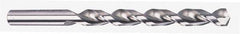 Chicago-Latrobe - 31/64" 135° High Speed Steel Jobber Drill - Bright Finish, Right Hand Cut, Parabolic Flute, Straight Shank, 5-7/8" OAL, Notched Point - Industrial Tool & Supply