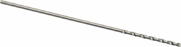 Precision Twist Drill - #71 118° High Speed Steel Jobber Drill - Bright Finish, Right Hand Cut, Spiral Flute, Straight Shank, 1-1/4" OAL, Standard Point - Industrial Tool & Supply