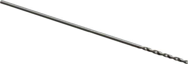 Precision Twist Drill - #78 118° High Speed Steel Jobber Drill - Bright Finish, Right Hand Cut, Spiral Flute, Straight Shank, 7/8" OAL, Standard Point - Industrial Tool & Supply