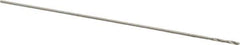 Precision Twist Drill - #88 118° High Speed Steel Jobber Drill - Bright Finish, Right Hand Cut, Spiral Flute, Straight Shank, 3/4" OAL, Standard Point - Industrial Tool & Supply