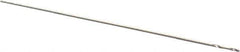 Precision Twist Drill - #89 118° High Speed Steel Jobber Drill - Bright Finish, Right Hand Cut, Spiral Flute, Straight Shank, 3/4" OAL, Standard Point - Industrial Tool & Supply