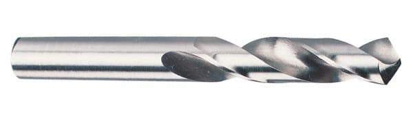 Cleveland - 0.2812" 135° Spiral Flute High Speed Steel Screw Machine Drill Bit - Bright Finish, Right Hand Cut, 1-1/2" Flute Length, 2-11/16" OAL, Split Point, Straight Shank - Industrial Tool & Supply