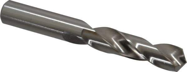 Precision Twist Drill - 35/64" 118° Spiral Flute High Speed Steel Screw Machine Drill Bit - Bright Finish, Right Hand Cut, 2-1/2" Flute Length, 4" OAL, Standard Point, Straight Shank - Industrial Tool & Supply