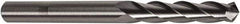Precision Twist Drill - #2 118° High Speed Steel Jobber Drill - Bright Finish, Right Hand Cut, Spiral Flute, Straight Shank, 2-1/4" OAL, Notched Point - Industrial Tool & Supply