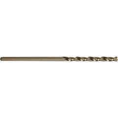 Precision Twist Drill - 13/64" Diam, 6" OAL Oxide/Gold Cobalt Aircraft Extension Drill Bit - Industrial Tool & Supply