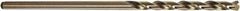 Precision Twist Drill - 7/32" Diam, 6" OAL Oxide/Gold Cobalt Aircraft Extension Drill Bit - 135° Point Angle - Industrial Tool & Supply