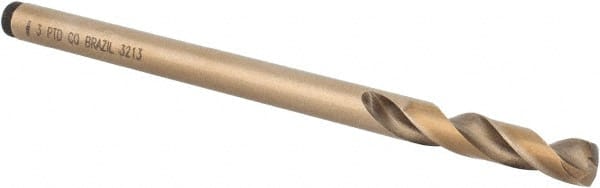Precision Twist Drill - #3 135° Spiral Flute Cobalt Screw Machine Drill Bit - Industrial Tool & Supply