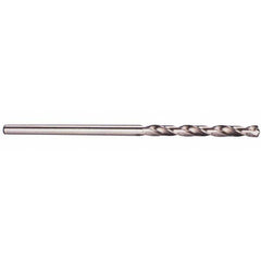 Hertel - 0.0995" Diam, 12" OAL Bright Cobalt Aircraft Extension Drill Bit - Industrial Tool & Supply
