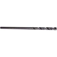 Precision Twist Drill - 0.144" Diam, 12" OAL Oxide High Speed Steel Aircraft Extension Drill Bit - Industrial Tool & Supply
