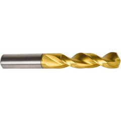 Precision Twist Drill - #36 135° Parabolic Flute High Speed Steel Screw Machine Drill Bit - Industrial Tool & Supply