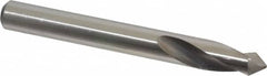 Precision Twist Drill - 3/8" Body Diam, 90°, 3-1/8" OAL, High Speed Steel Spotting Drill - Industrial Tool & Supply