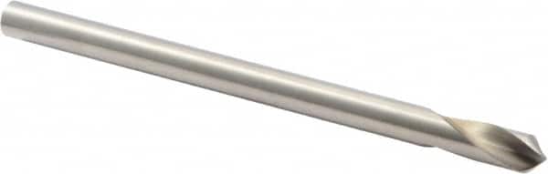 Precision Twist Drill - 1/4" Body Diam, 90°, 4" OAL, High Speed Steel Spotting Drill - Industrial Tool & Supply