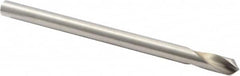 Precision Twist Drill - 1/4" Body Diam, 90°, 4" OAL, High Speed Steel Spotting Drill - Industrial Tool & Supply
