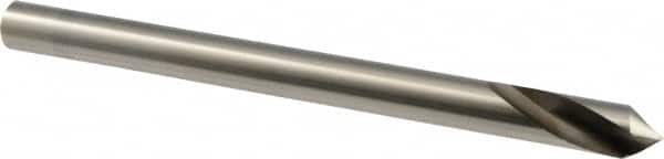 Precision Twist Drill - 3/8" Body Diam, 90°, 5" OAL, High Speed Steel Spotting Drill - Industrial Tool & Supply