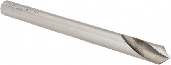 Precision Twist Drill - 1/2" Body Diam, 90°, 6" OAL, High Speed Steel Spotting Drill - Industrial Tool & Supply