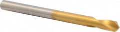 Precision Twist Drill - 3/8" Body Diam, 90°, 5" OAL, High Speed Steel Spotting Drill - Industrial Tool & Supply