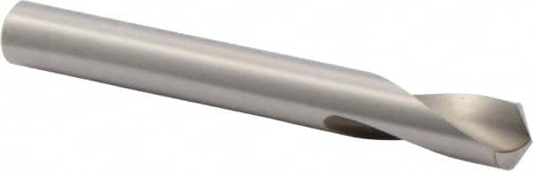 Precision Twist Drill - 3/8" Body Diam, 120°, 3-1/8" OAL, High Speed Steel Spotting Drill - Industrial Tool & Supply