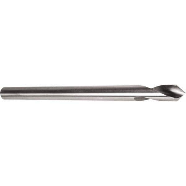 Precision Twist Drill - 1/2" Body Diam, 90°, 8" OAL, High Speed Steel Spotting Drill - Industrial Tool & Supply