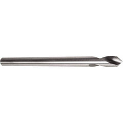 Precision Twist Drill - 3/8" Body Diam, 120°, 7" OAL, High Speed Steel Spotting Drill - Industrial Tool & Supply