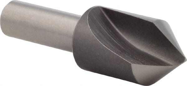 Precision Twist Drill - 5/8" Head Diam, 3/8" Shank Diam, 1 Flute 82° High Speed Steel Countersink - Industrial Tool & Supply