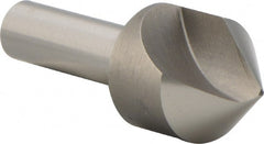 Precision Twist Drill - 1" Head Diam, 1/2" Shank Diam, 1 Flute 82° High Speed Steel Countersink - Industrial Tool & Supply
