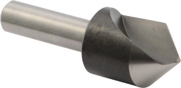 Precision Twist Drill - 3/4" Head Diam, 3/8" Shank Diam, 1 Flute 90° High Speed Steel Countersink - Industrial Tool & Supply