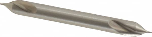 Precision Twist Drill - #000 Plain Cut 60° Incl Angle High Speed Steel Combo Drill & Countersink - Industrial Tool & Supply