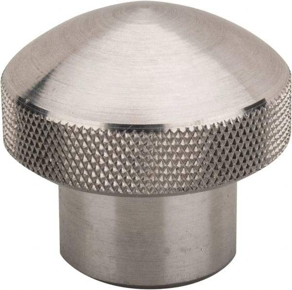 Morton Machine Works - 1" Head, Knurled Knob - Tapped, Aluminum - Industrial Tool & Supply