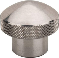 Morton Machine Works - 1" Head, Knurled Knob - Tapped, Aluminum - Industrial Tool & Supply