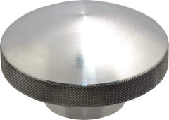 Morton Machine Works - 2" Head, Knurled Knob - Tapped, Aluminum - Industrial Tool & Supply
