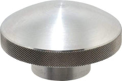 Morton Machine Works - 2" Head, Knurled Knob - Tapped, Aluminum - Industrial Tool & Supply