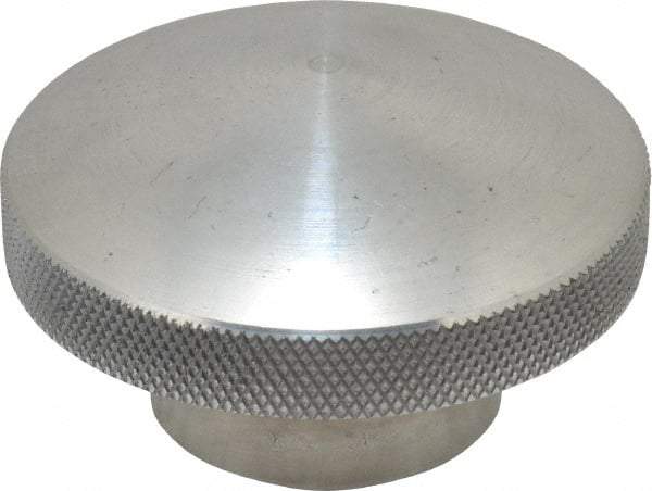Morton Machine Works - 2-1/4" Head, Knurled Knob - Tapped, Aluminum - Industrial Tool & Supply