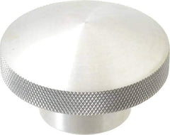 Morton Machine Works - 2-1/4" Head, Knurled Knob - Tapped, Aluminum - Industrial Tool & Supply