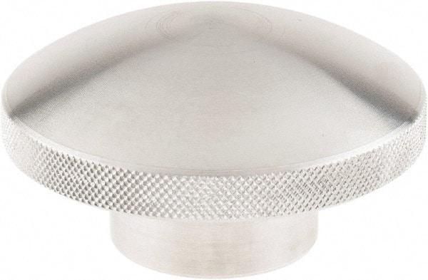 Morton Machine Works - 3" Head, Knurled Knob - Tapped, Aluminum - Industrial Tool & Supply