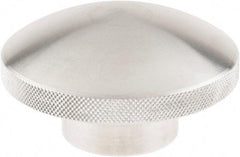 Morton Machine Works - 3" Head, Knurled Knob - Tapped, Aluminum - Industrial Tool & Supply