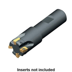Kennametal - 20mm Cut Diam, 9.07mm Max Depth of Cut, 20mm Shank Diam, 82mm OAL, Indexable Square Shoulder End Mill - ADKT 1035.. Inserts, Weldon Shank, 0° Lead Angle, Series NGE-A - Industrial Tool & Supply