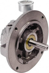 Gast - 0.92 hp Counterclockwise Flange Air Actuated Motor - 0:00 Gear Ratio, 3,000 Max RPM, 1.181" Shaft Length, 1/2" Shaft Diam - Industrial Tool & Supply