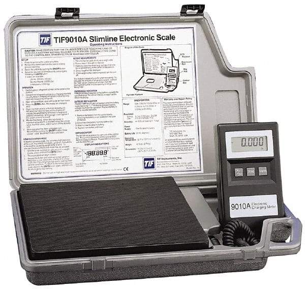 OTC - LCD Automotive Refrigerant Scale Charging Meter - 9VDC, ±0.5°F Accuracy, 32 to 120°F Operating Temp - Industrial Tool & Supply
