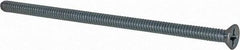 Value Collection - #6-32 UNC, 3" OAL Phillips Drive Machine Screw - Flat Head, Grade 2 Steel, Zinc-Plated Finish, Without Washer - Industrial Tool & Supply