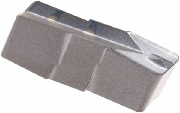 Iscar - 400E080GIP Grade IC908, 4mm Cutting Width Carbide Grooving Insert - 13mm Max Depth of Cut, Neutral, 0.8mm Corner Radius, TiAlN Finish - Industrial Tool & Supply