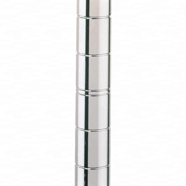 Metro - 1" Wide x 74" High x 1" Long Open Shelving Stationary Shelving Post - Industrial Tool & Supply