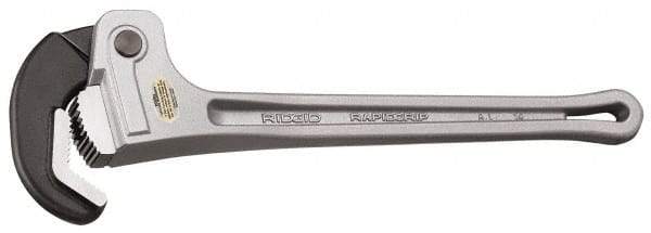 Ridgid - 14" Aluminum RapidGrip Pipe Wrench - 2" Pipe Capacity - Industrial Tool & Supply