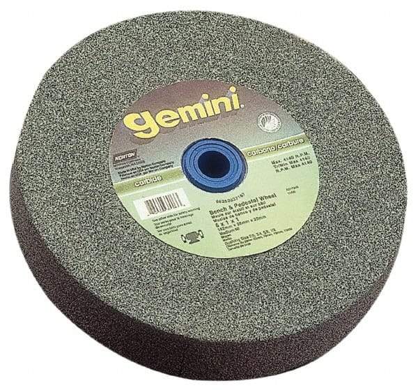 Norton - 24 Grit Aluminum Oxide Bench & Pedestal Grinding Wheel - 12" Diam x 1-1/2" Hole x 2" Thick, 2070 Max RPM, Very Coarse Grade - Industrial Tool & Supply
