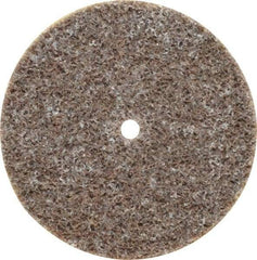 3M - 1-1/2" Diam, 1/8" Face Width, 1/8" Center Hole, Medium Grade, Aluminum Oxide Deburring Wheel - Unitized, Hard Density 7 Grade, 30,100 RPM - Industrial Tool & Supply