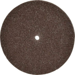 3M - 4" Diam, 1/4" Face Width, 1/4" Center Hole, Medium Grade, Aluminum Oxide Deburring Wheel - Unitized, Hard Density 7 Grade, 12,100 RPM - Industrial Tool & Supply