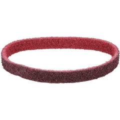 Dynabrade - 1" Wide x 18" OAL, Aluminum Oxide Abrasive Belt - Aluminum Oxide, Medium, Nonwoven, Cloth Backing, Wet/Dry - Industrial Tool & Supply