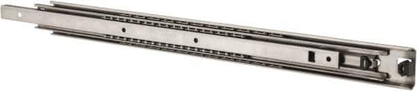 Sugatsune - 23-5/8" Slide Length, 24-7/8" Travel Length, Stainless Steel Ball Bearing Slide - 177 Lb Capacity at Full Extension - Industrial Tool & Supply
