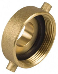 EVER-TITE Coupling Products - 3 FNPS x 2-1/2 MNST Hydrant Adapter - Brass - Industrial Tool & Supply